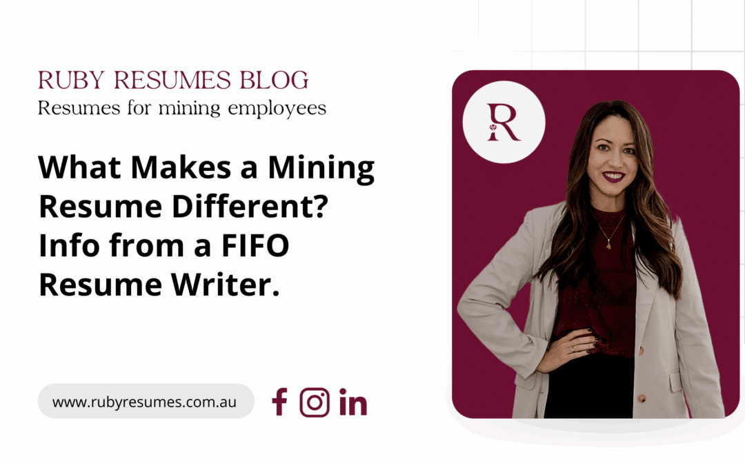 What Makes a Mining Resume Different? Info from a FIFO Resume Writer